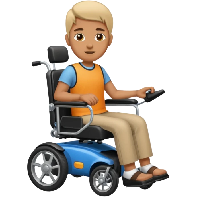 person in motorizeds wheelchair emoji
