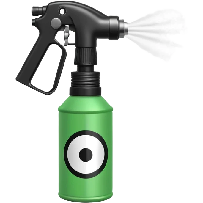 change trigger nozzle to press nozzle bug spray handheld spraycan emoji