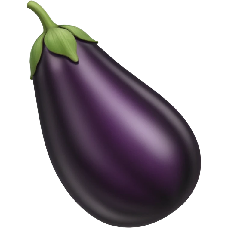 black eggplant emoji