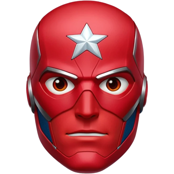 Vision marvel, red face from captain america: civil war emoji