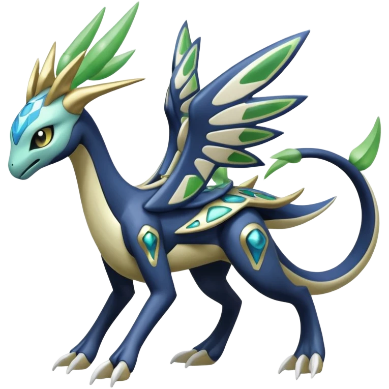 Meloetta-Zygarde-Cresselia-Palkia-Dialga-Electrike-Manectric-Fakémon-fusion, full body emoji