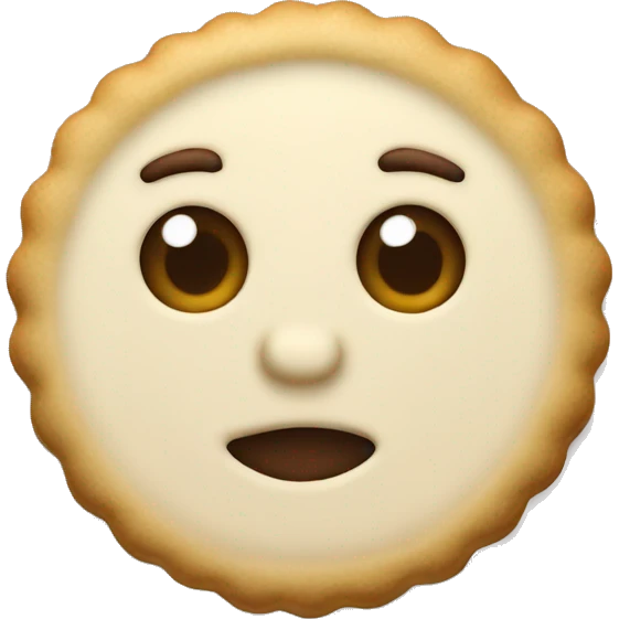 Sugar cookie emoji