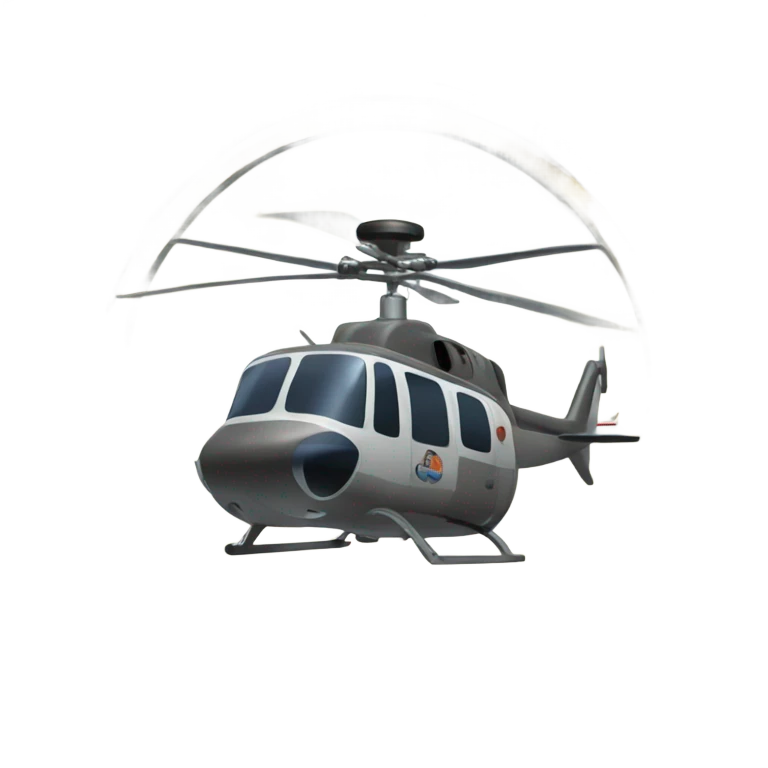 Helicopter and pinball machine next to each other  emoji
