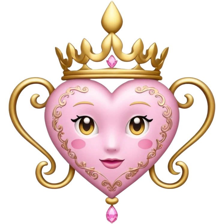 Light pink and gold with gs emoji