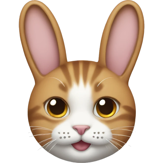Cat with bunny ears emoji