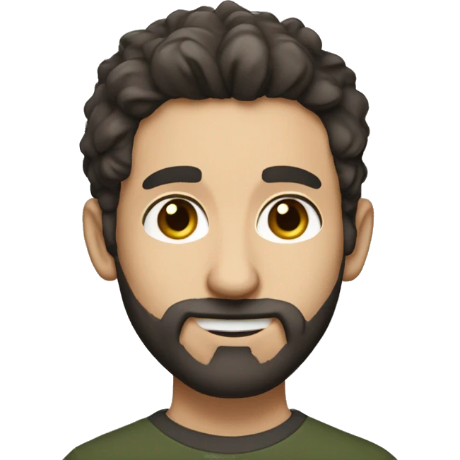 Aza Raskin, Co-Founder of Center for Humane Technology, white male with dark brown very short hair, short scruff and beard emoji