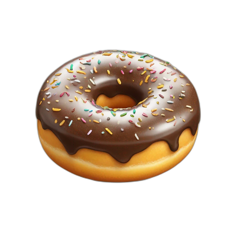 Donuts qui regarde un téléphone  emoji