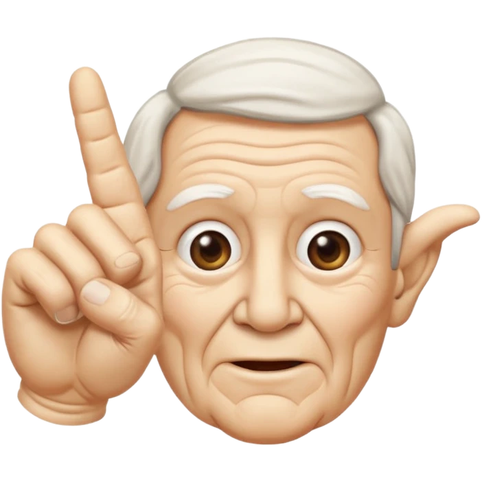 Three-finger salute emoji