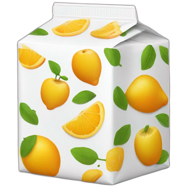 fruit juice carton emoji