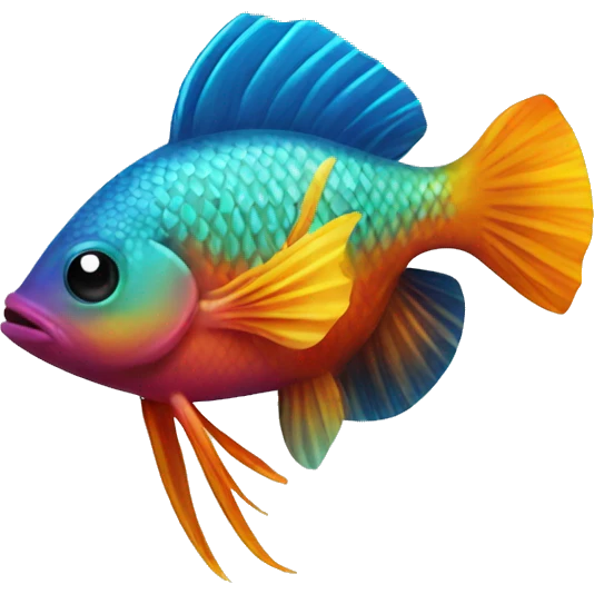 colorful exotic fish emoji