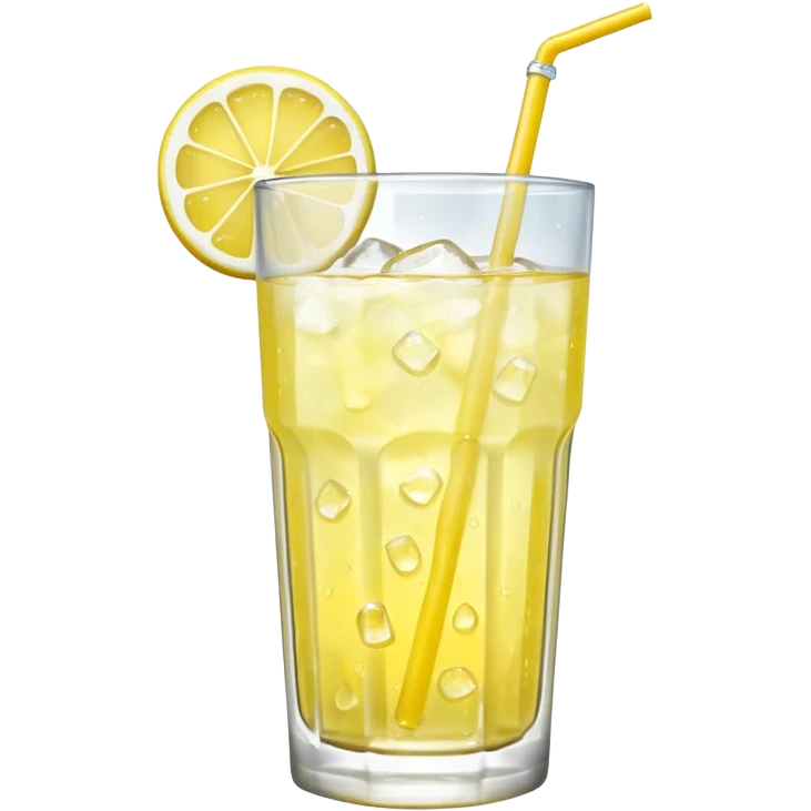 lemonade with ice emoji