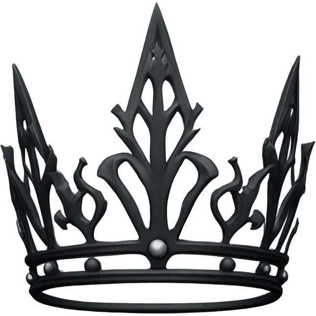 Black crown emoji