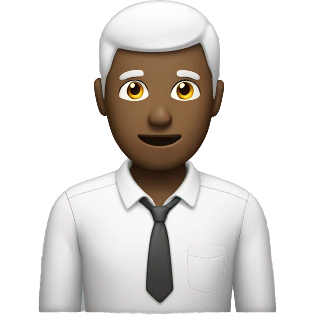 Man with a compter as his head emoji