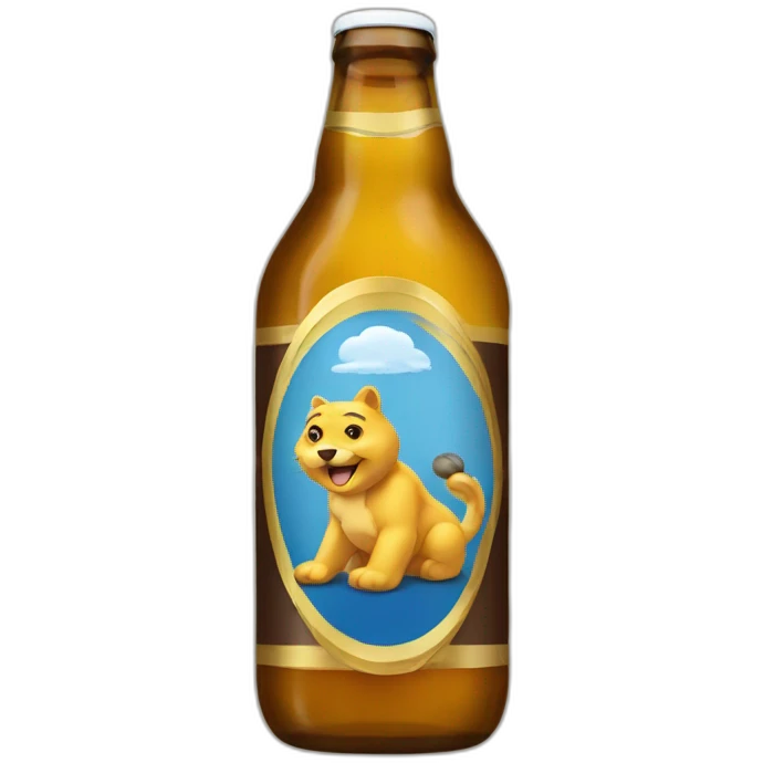 ça avec une bière emoji