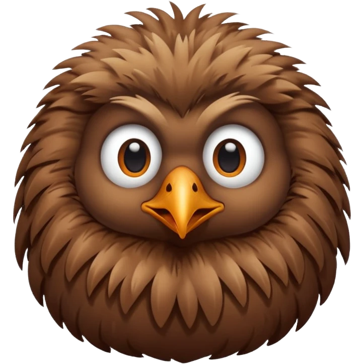 Scared bird  emoji