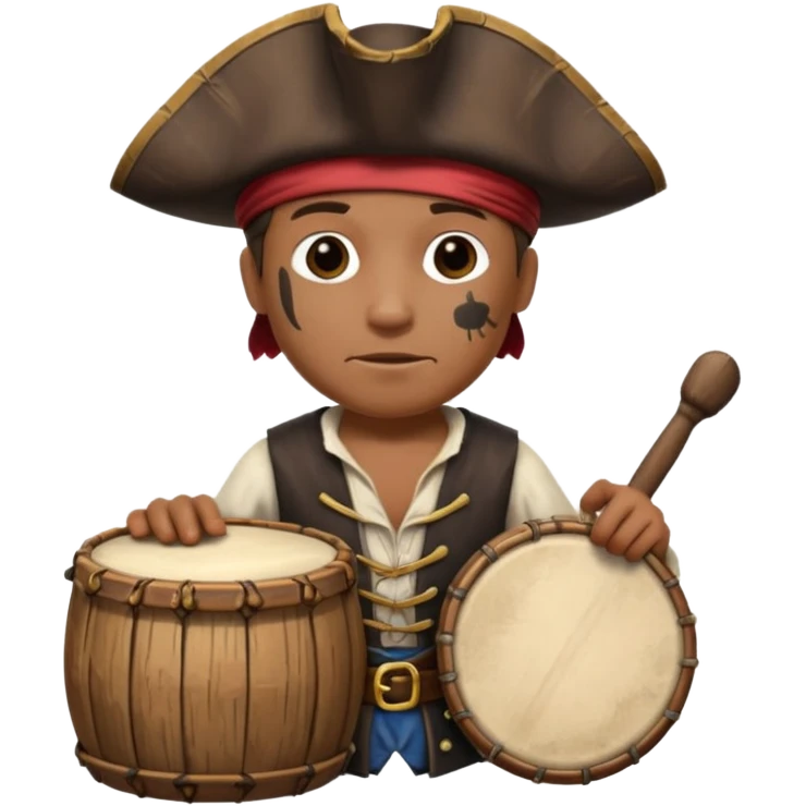 pirates drum emoji