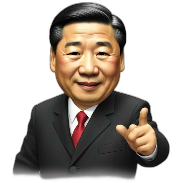 xi jinping dabbing emoji