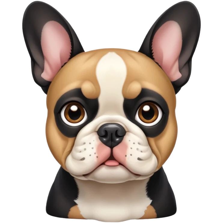 bulldog frances black and tan emoji