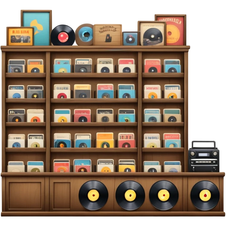 Nashville record shop emoji