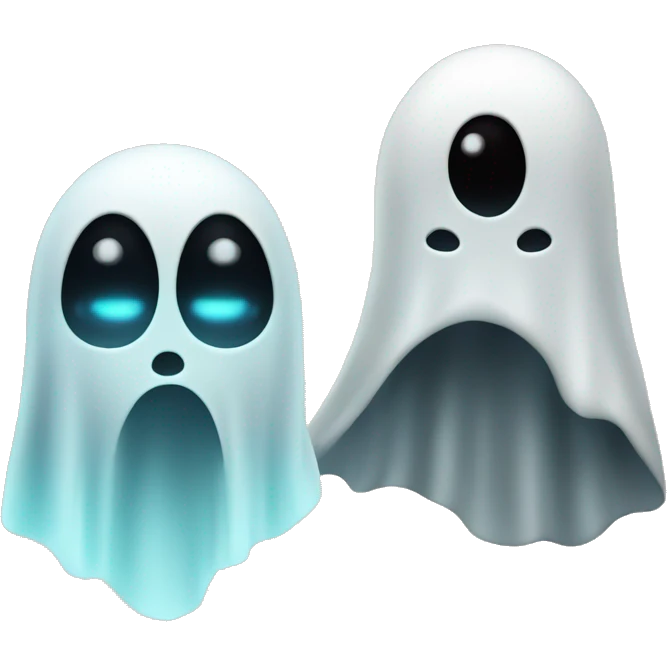 Make an emoji of a ghost with an extraterrestrial being a couple emoji