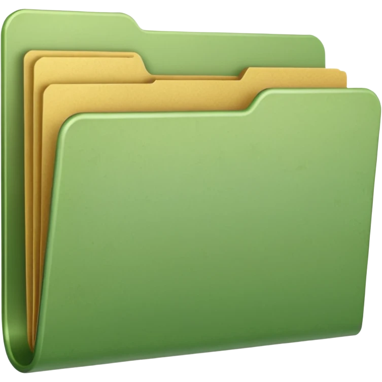 light green closed folder emoji