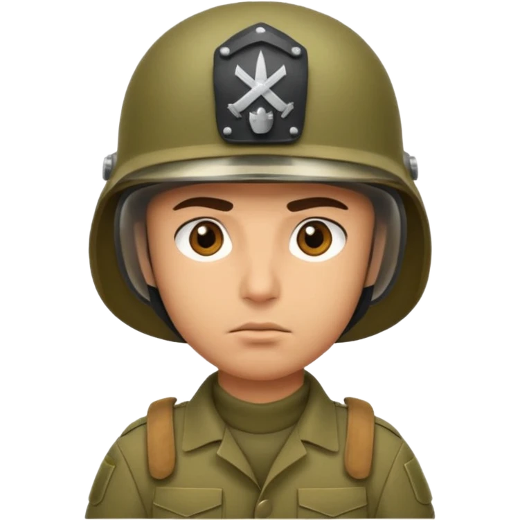 Quiero un soldado con su casco 🪖 emoji