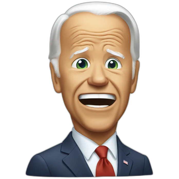 Joe Biden farting emoji