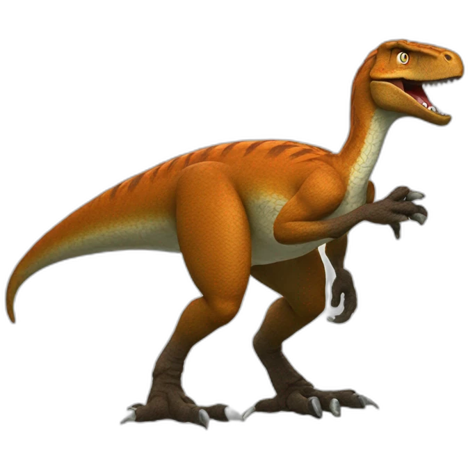 Whisky drinking deinonychus super mario emoji