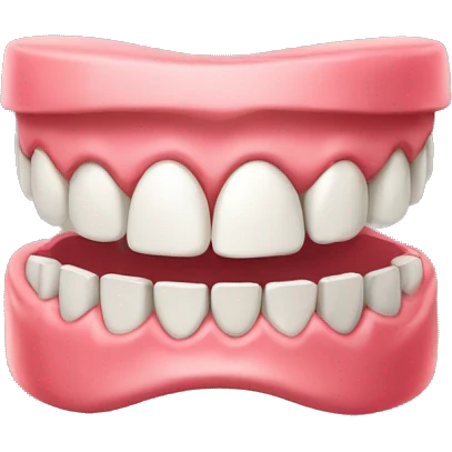 Jumping dentures emoji