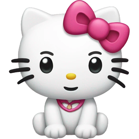 Hello kitty emoji