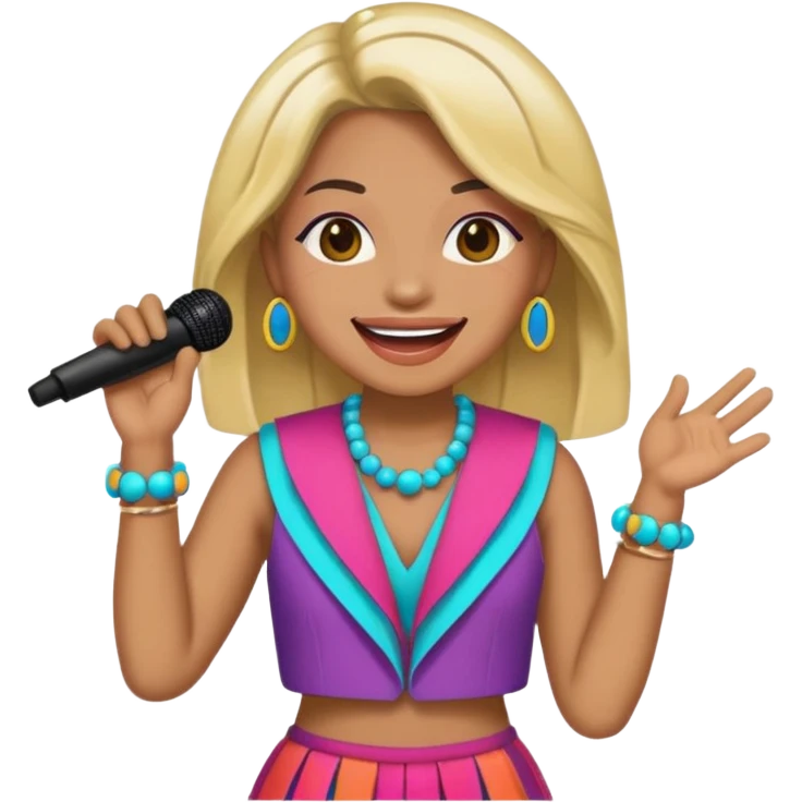 singer sticker emoji
 emoji