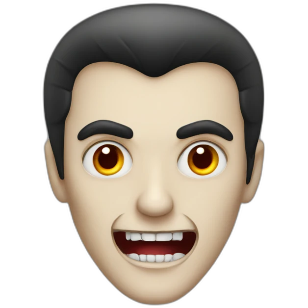 Dracula, vampire emoji