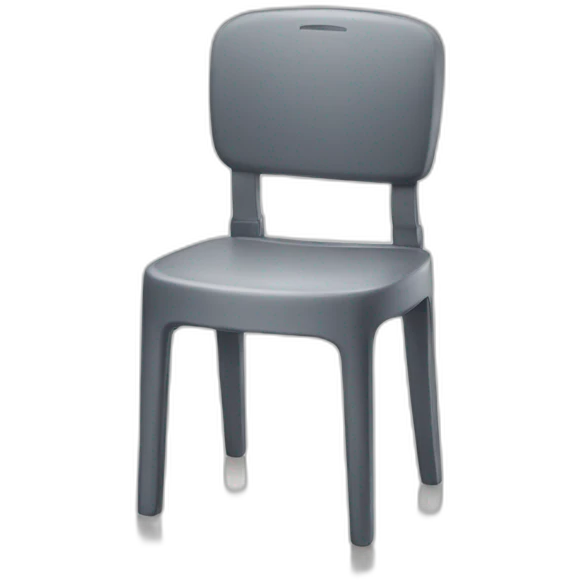 chair plastic emoji