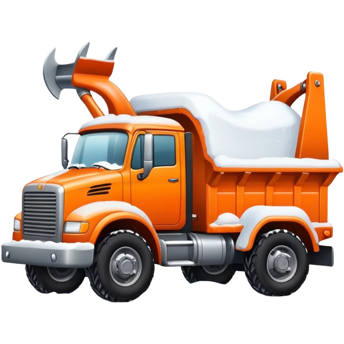 plow truck  emoji