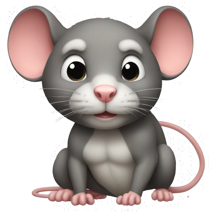 muscular rat emoji
