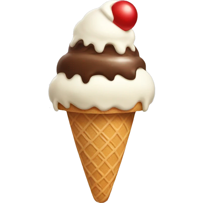 ice cream with Christmas  emoji
