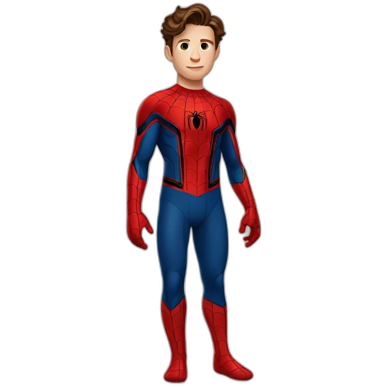 Tom Holland in Spider-Man costume emoji