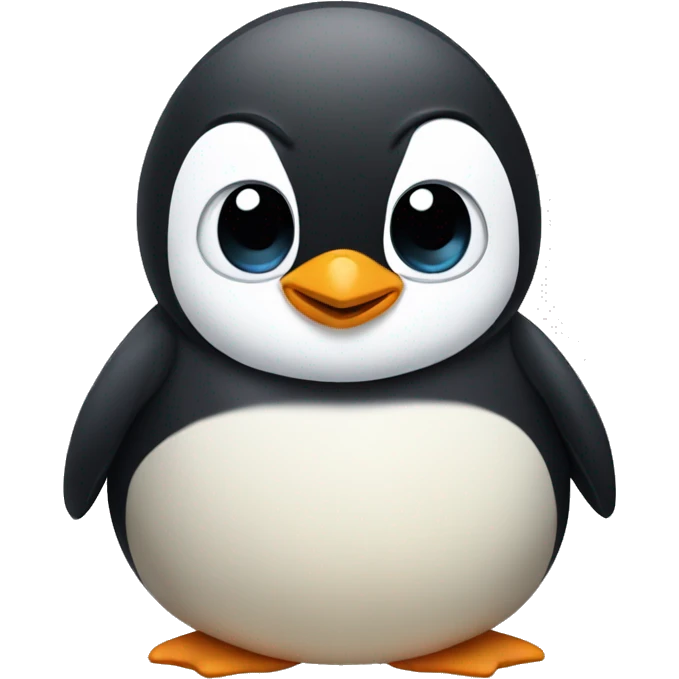 Huge penguin chick emoji