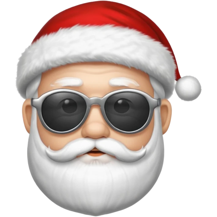 santa claus with shades emoji
