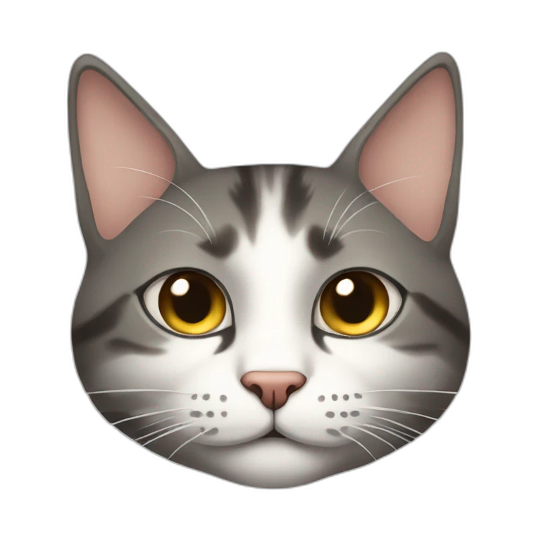 relaxed and laid-back cat. emoji