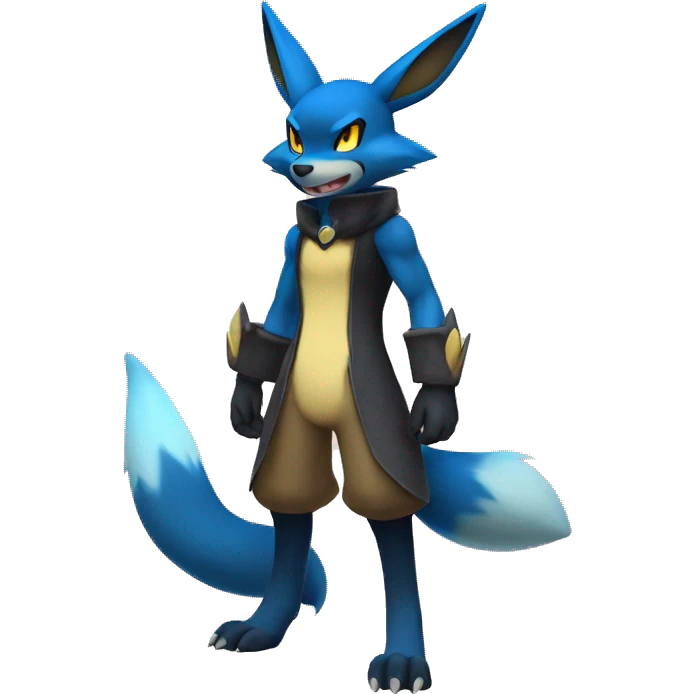 Lucario-Umbreon full body emoji