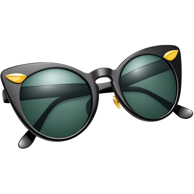 cat eye sunglasses  emoji