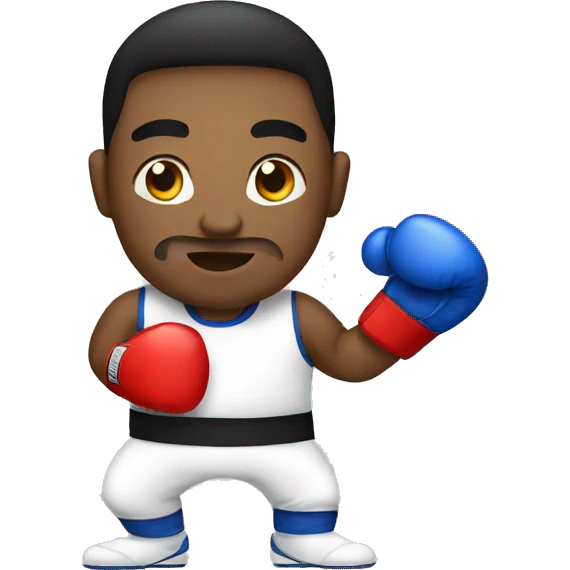 white boxing emoji