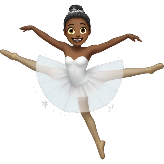 Snow ballet emoji