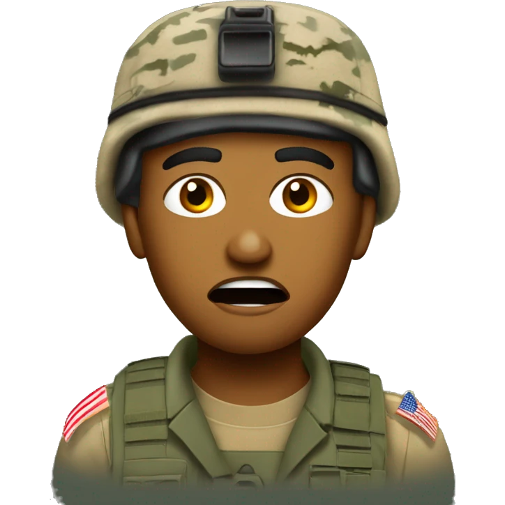 Bangladeshi American US Army soldier angry emoji