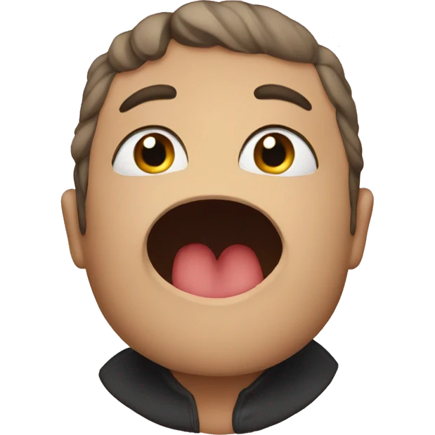 A kiss emoji