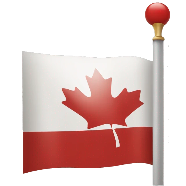 one straight canadian flag  emoji