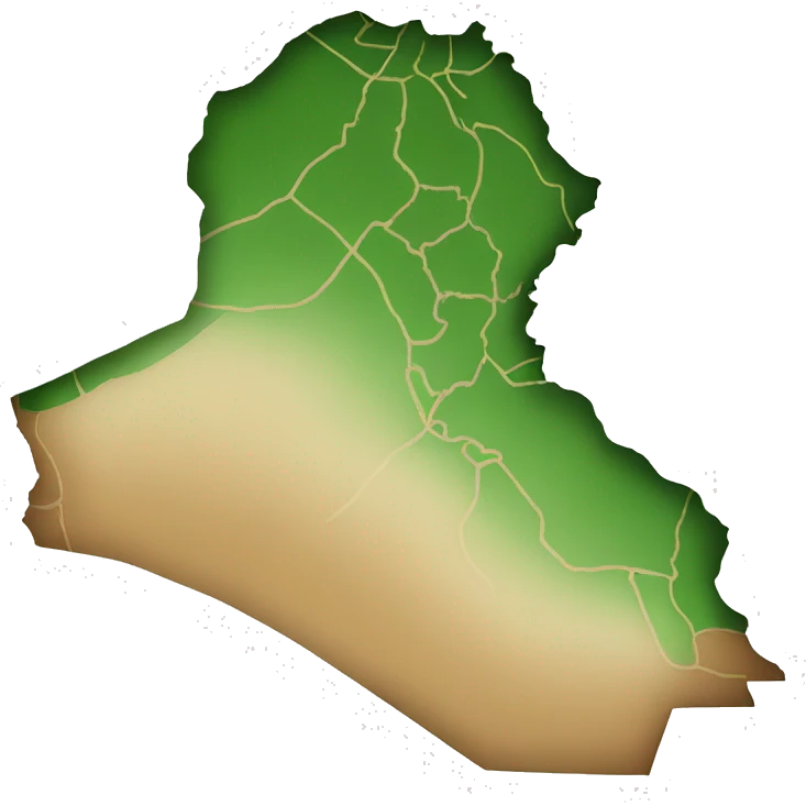 Iraq map emoji
