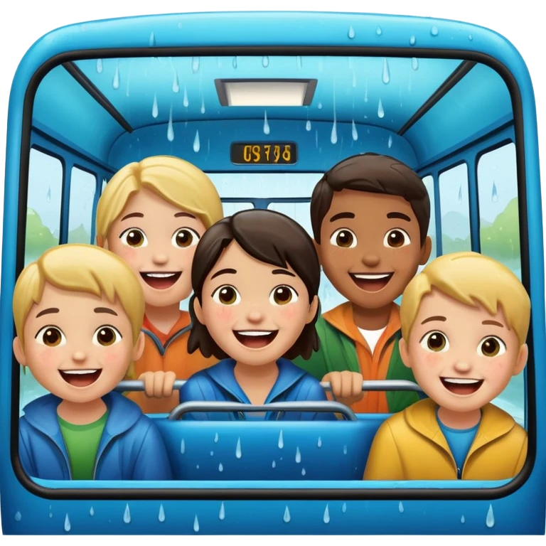Детский автобус упал в реку, дети смеялись в захлёб emoji
