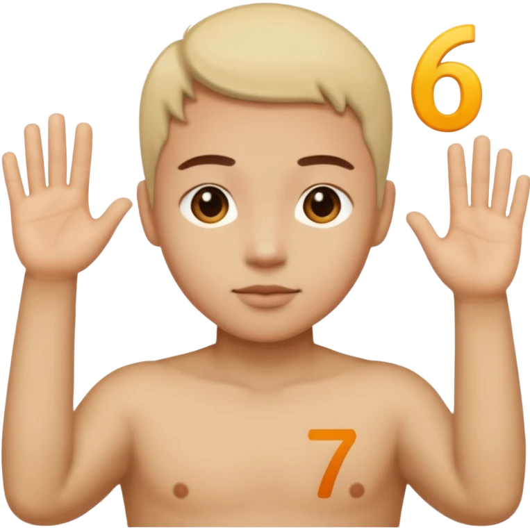 A personas with 6 and 7 emoji